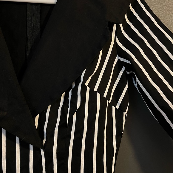 Pinup Couture Victorian Stripe Birdie Dress Extra Small XS - Picture 5 of 5